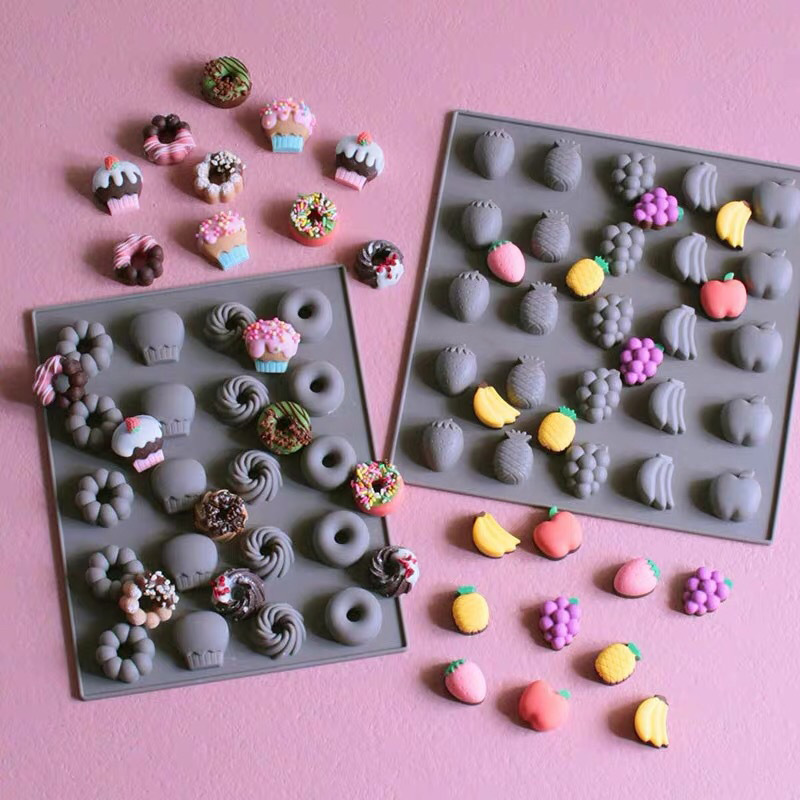 Chocolate Snack - 色とりどりのシリコンケーキ型,チョコレート,クッキー,キャンディー,クッキー,ケーキ,装飾,ギフト用